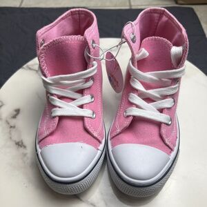 Limited Too Youth Girls US SZ 12 Pink Chuck Taylor Sneakers School Outdoors NWT